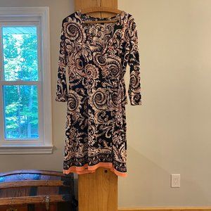 3/4 sleeved casual dress